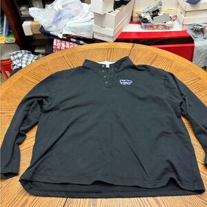 Champion K-State Black 1/4 Button Too